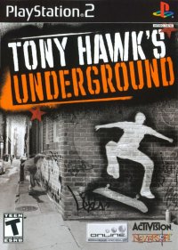 Tony Hawk Underground Playstation 2 US box art